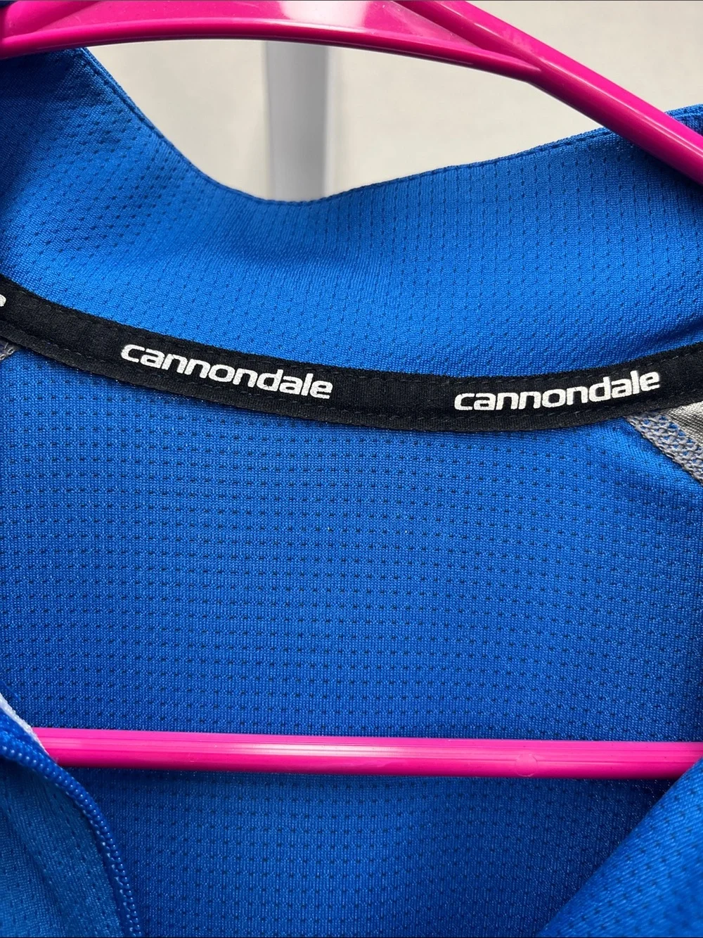 Cannondale Men’s Blue & Gray Lightweight Cycling Shirt Jacket Medium